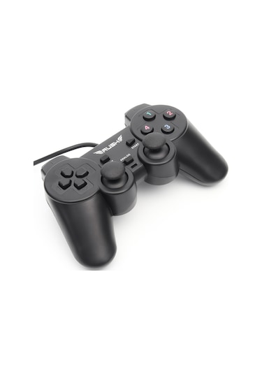 Rush Winner GP808 Çift Titreşimli PC USB Kablolu Oyun Kolu Gamepad Joystick