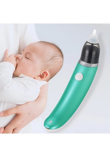 Elektrikli Yürümeye Başlayan Sümük Aspiratörler Otomatik Yenidoğan Burun Green
