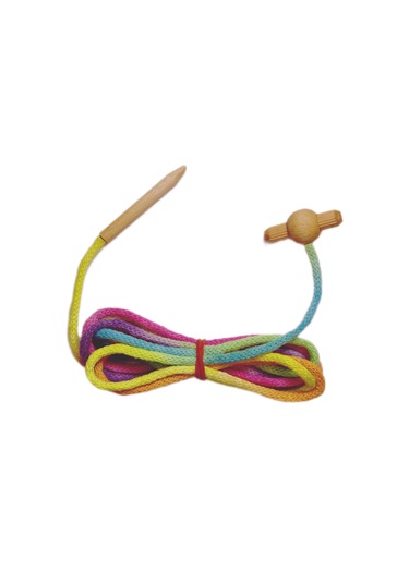 İp Geçirme Örme Oyunu Ahşap Yıldız