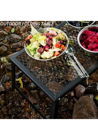 Açık Kamp Hafif Su Geçirmez Katlanır Masa Kendi Kendine Sürüş Seyahat Taşınabilir Barbekü Tablosu Diğer Çok Renkli