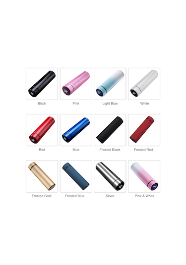 Ruicoo "24 Saat Sıcak/soğuk Tutan Akıllı Led Ekranlı Paslanmaz Çelik Termos 480ml "