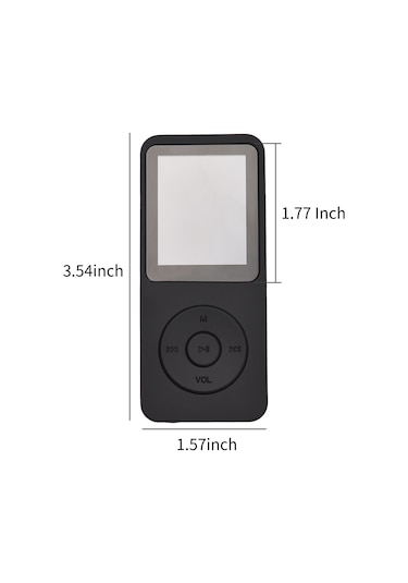 Xindoker Bluetooth 3.0 Mp3/mp4 Çalar 64gb Tf Kartlı - Ses Kaydı, E-kitap, Video Oynatma, Radyo, 1.77" Tft Ekranlı Mini Müzik Oynatıcı