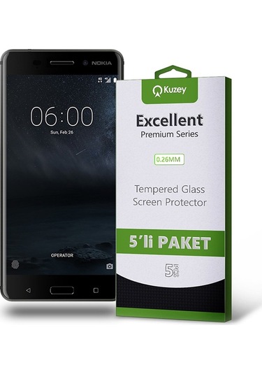 Nokia 6 Ekran Koruyucu Cam 5 Adet Ekonomik Paket (541371157) 20 Tl Fark Ile Apple  Uyumlu iPhone Hızlı Şarj Kablosu