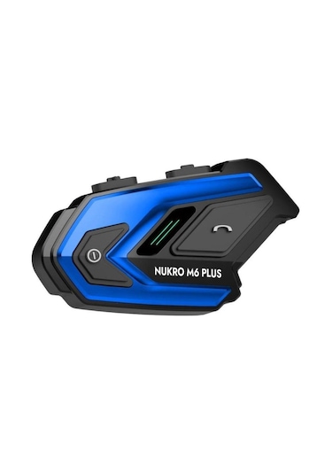 Nukrotech M6 Plus Bluetooth İntercom Mavi