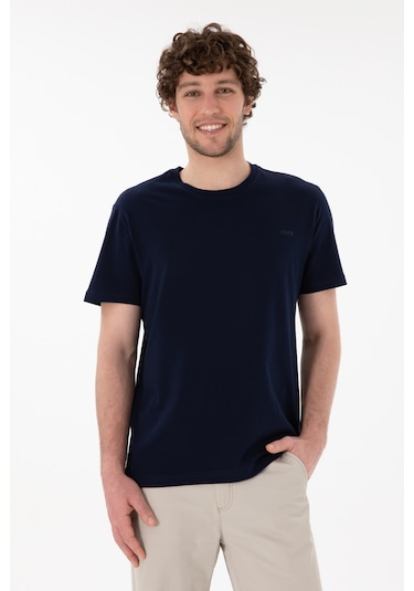 U.S. Polo Assn. Erkek Regular Fit Bisiklet Yaka Lacivert Basic Tişört 50305928-VR033 U.S. Polo Assn. Erkek Regular Fit Bisiklet Yaka Lacivert Basic Tişört 50305928-VR033