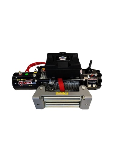 Spechton 12v Elektrikli Vinç Çekici 3.7 Kw Çelik Halat 5500 KG