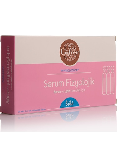 Gifrer 20'li Serum Fizyolojik Damla 5 Ml