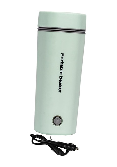 Suntek 400 ML 24 V Hızlı Kaynayan Araba Elektrikli Su Isıtıcısı Yeşil