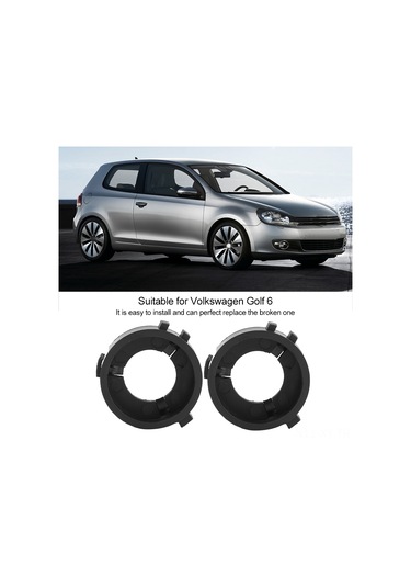 Shineyee Golf 6 İçin H7 Tipi Led Far Ampulü Bağlama Tabanı - 2 Adet, Kolay Kurulum,  Yerine Tam Uyumlu