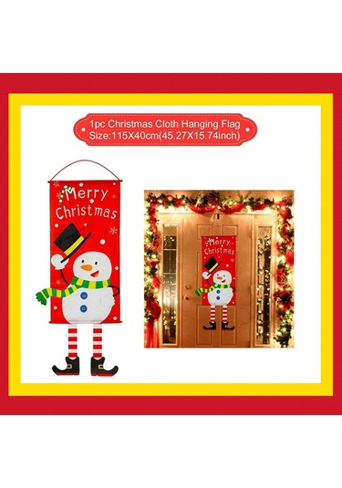 Reedark Noel Dekorasyonu Asılı Pano - 6 Farklı Şirin Desen Seçeneği