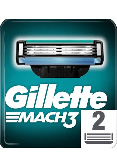 Gillette Mach3 Yedek Başlık 2'li
