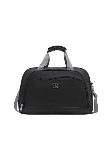 Tongxida Geniş Kapasiteli Bagaj Çantası İş Seyahat Çantası Hafif Çapraz Çanta, Boyut: Büyük Siyah Siyah