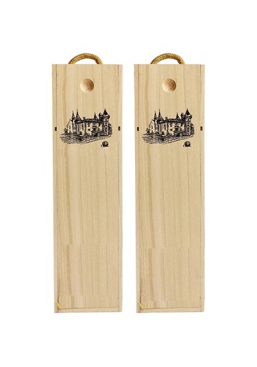 Ximistore9 Tek Şişe Ahşap Şarap Kutusu - Dekoratif Depolama, Kaliteli İşçilik Ve Yeniden Kullanılabilir Tasarım