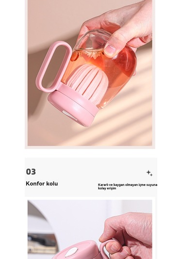 Jian Fan Kızoğrenciler İçin Beyaz Cam Su Bardağı Beyaz