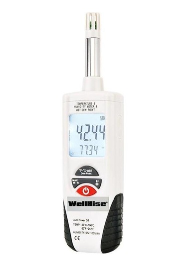 Wellhise Ht-350 Termometre Sıcaklık Ve Nem Ölçer Wl-017