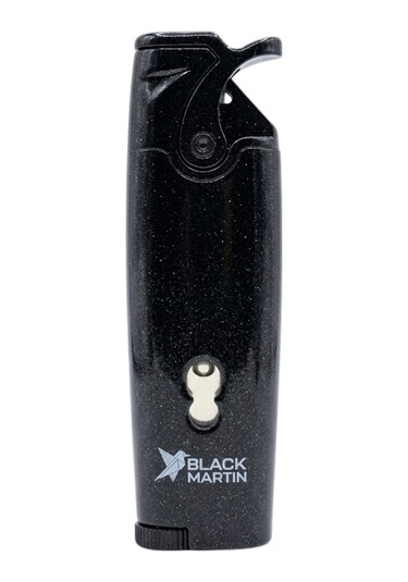 Black Martin Tek Torch Pürmüz Siyah Metal Puro Çakmağı - Tr9573