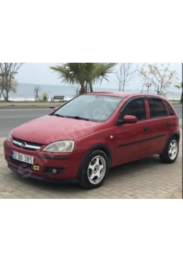 Opel Corsa C Cam Rüzgarlığı Parlak Siyah