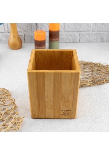 Miccho - Dönen Kaşıklık Kare Bambu