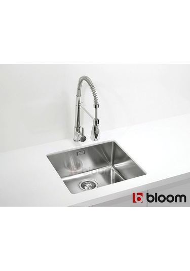 Bloom Luca 1 Gözlü Paslanmaz Çelik Eviye 40 x 40 CM