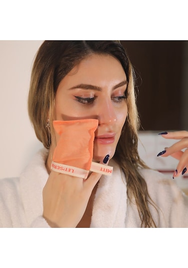Let'scrub Yüz Kesesi Floş İpek Peeling Eldiveni