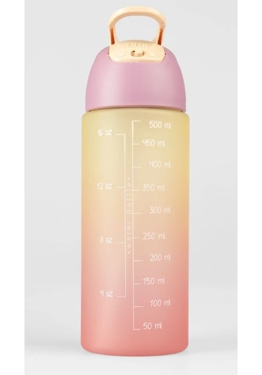 Vicco Su Matarası Kilitli Kapak Tritan Quick Matara Suluk 500 Ml Pembe