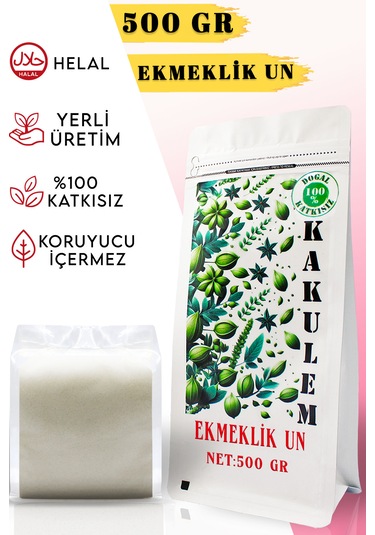 Kakulem Ata Tohum Ekmeklik Tam Buğday Unu 500 G