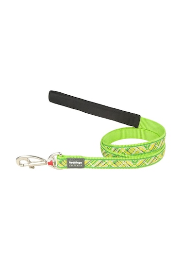 Reddingo Flanno Desenli Lime Uzatma Köpek Tasması 15 Mm