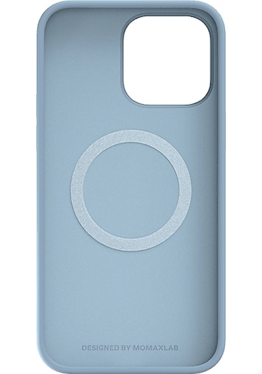 Momax Msap22xlb iPhone Uyumlu 14 Pro Max Magsafe Silikon Mavi Mavi