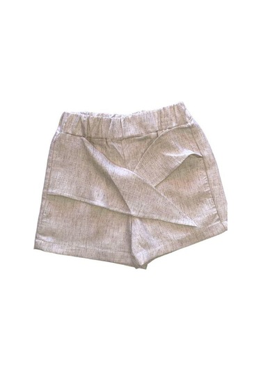 Çikoby Kız Bebek Çocuk Good Yazılı Şortlu Takım-13870 Krem