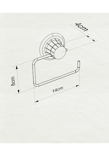 Krom Vakumlu Vantuzlu Tuvalet Kağıdı Askısı 2 Adet Gönderilir