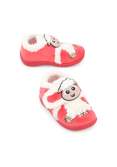 Gezer Bebe Kız Çocuk Kışlık Cırtlı Ayarlanabilir Günlük Okul Kreş Panduf Ayakkabı Ga2kbm.03362.00.004.f66 Kırmızı