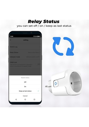 Ulzyvf Akıllı Soket 20a Ab Fiş, Zamanlayıcılı Cep Telefon Kontrol, Uzaktan Kumandalı Ev Soketi, Enerji Monitörü