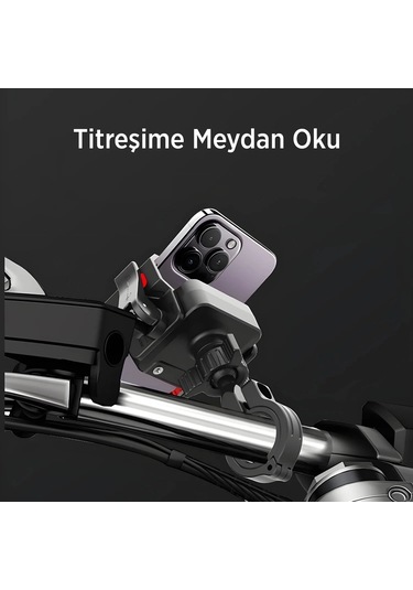 Ceylan Adam Gidon Bağlantılı 360 Derece Ayarlanabilir 3.5 -7.2 Uyumlu Motosiklet Bisiklet Telefon