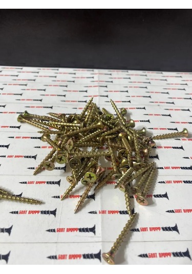 Bolt Proff Çelik Vida 3,5x35 Mm Sarı Galvanizlenmiş 200 Adet 269485497 Diğer