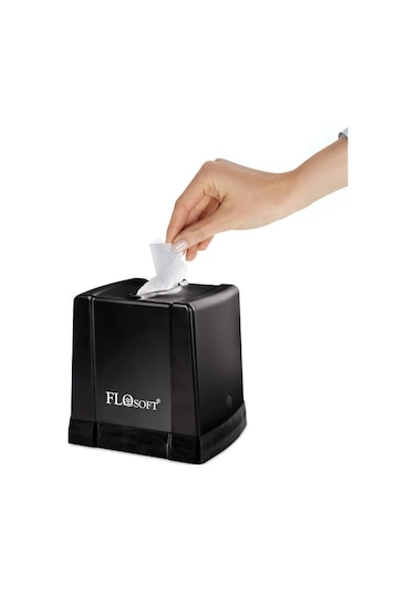 Flora Cömert Peçetelik, Dekoratif Peçete Dispenseri Ve Düzenleyicisi F291 Siyah