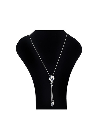 Dancemonkey Ve Uzun Takı Püskül Mizaç Kore Kolye Kolye Kolye Kazak Gri Elbise Beyaz Bayan Aksesuarları To Çok Renkli