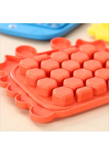 Sones Çocuk Karikatür Silikon Buz Tepsisi Ev Yapımı Dondurma Kalıbı Diğer