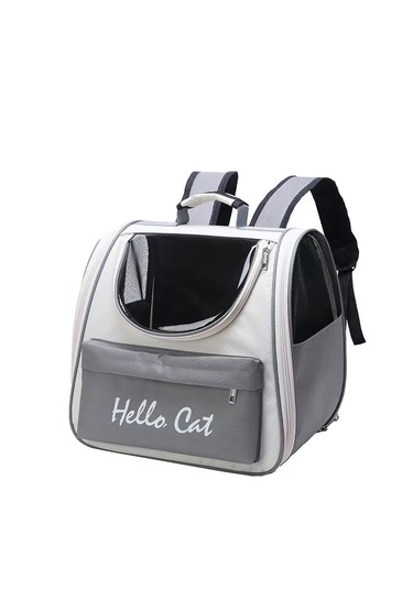 Ebedi Şans37 34 25cm Evcil Hayvan Sırt Çantası-gri 01