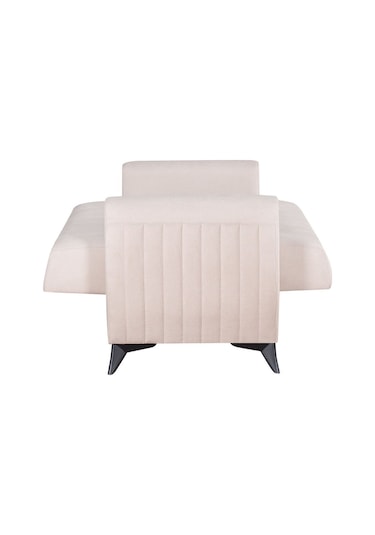 Linda Iki Kişilik Kanepe Yüksek Ayaklı Krem Bej