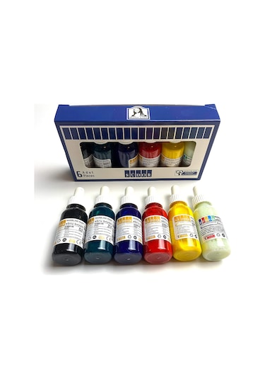 Südor Ebru Boyası Damlalıklı 30 Ml 6 Renk  Sd856