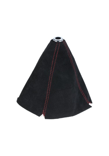 Ranyeek Tüm Araçlar İçin Otomatik/manuel Vites Kolu Kılıfı, Kaliteli Pu Deri, Dıy Kurulum, Kırmızı Çizgili, Dayanıklı Ve Yumuşak