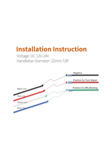 Teltree Motorcycle Universal Led Sinyal Lambalı Saçma Ve Rüzgar Engeli, Ppli Beyaz Koruyucu Kolluk