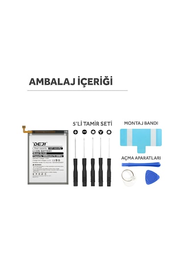 Samsung Galaxy A32 (5g) / A42 / A72 / M22 Uyumlu Batarya Mucize Batarya Deji