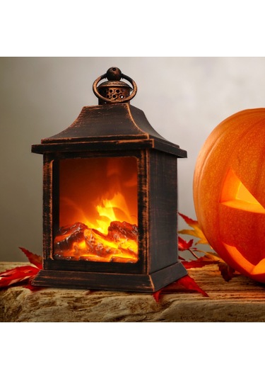 Suofeng Led Retro Dekoratif Ateş Efekti Şömine Lambası - Tip B, Usb/batarya, Ev Bahçe Parti Dekoru Diğer