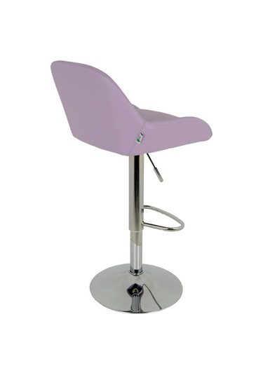 Bürocci Texas Bar Taburesi - Lila Deri - 9506S0114 Çok Renkli