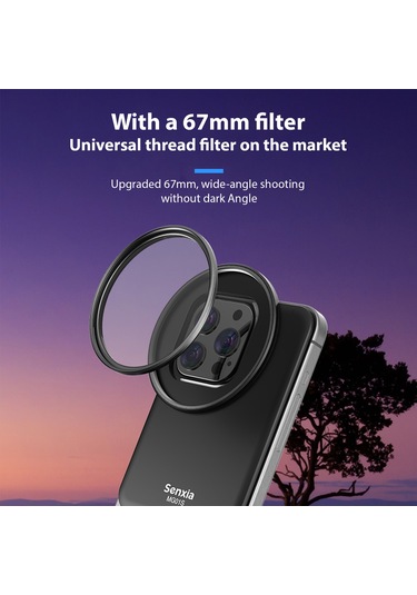 Springsun 6.7 İnç Manyetik Telefon Filtre Tutucusu 67mm Cpl Filtreli Telefon Filtre Tutucu İphone Uyumlu 15 Pro Max/ İphone Uyumlu 15 Plus