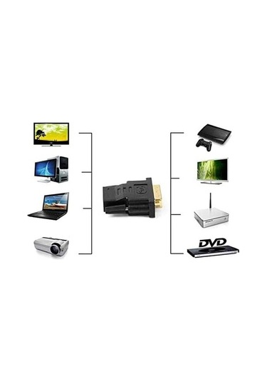 Ancheyn Hdmi Dişi Dvı - I 24+5 Erkek Çevirici Dönüştürücü Adaptör 4566