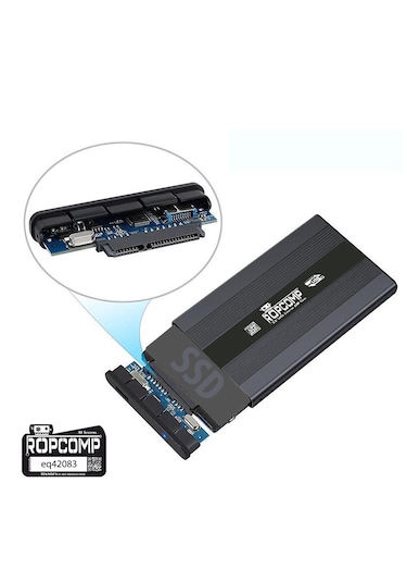 Ropcomp 2.5" Usb 3.1 Gen1 Sata Harici Ssd Kutusu Alüminyum
