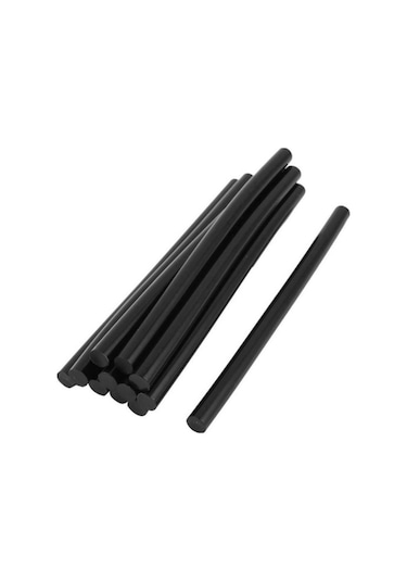 Siyah Silikon, Sıcak Mum Silikon, 11 Mm X 30 Cm, Kalın Silikon