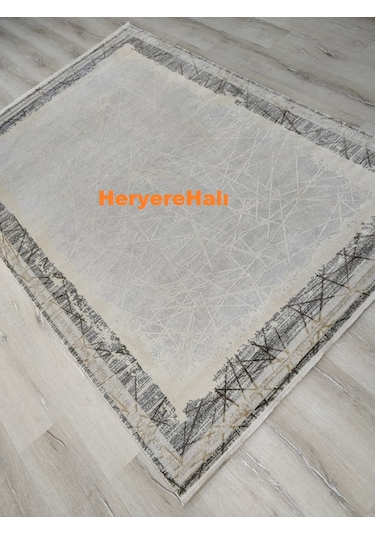 Pigment Halı Artel Ar01 Krem Bej-160x230 Cm İpeksi Yumuşak Viskon